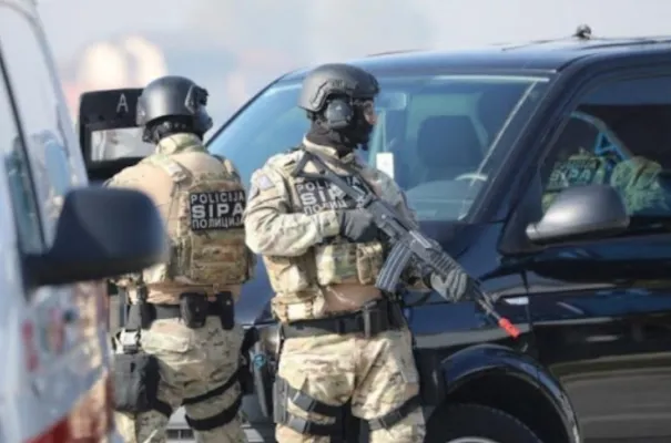 A special police task force (SEK) after the fatal knife attack Friday at the festival in Solingen, August 2024