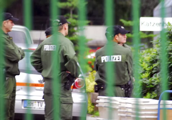 A special police task force (SEK) after the fatal knife attack Friday at the festival in Solingen, August 2024