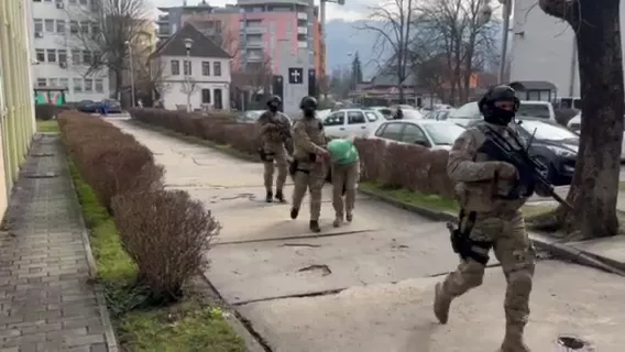 A special police task force (SEK) after the fatal knife attack Friday at the festival in Solingen, August 2024