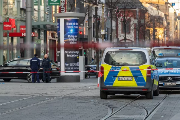 A special police task force (SEK) after the fatal knife attack Friday at the festival in Solingen, August 2024