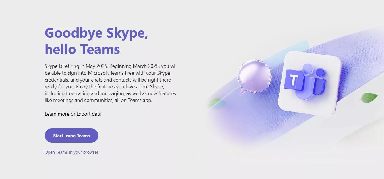 Microsoft nakon 20 godina gasi Skype