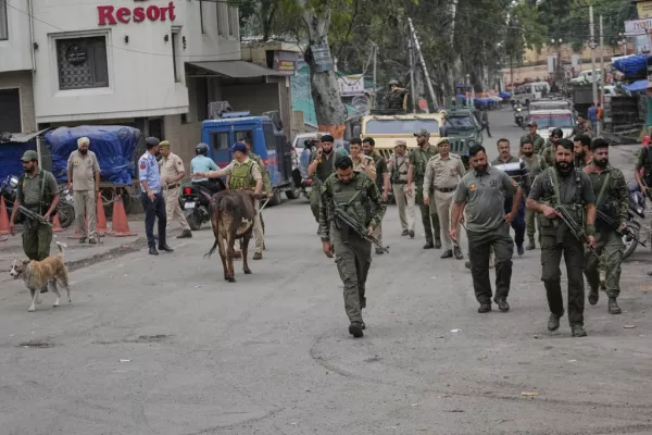 A special police task force (SEK) after the fatal knife attack Friday at the festival in Solingen, August 2024