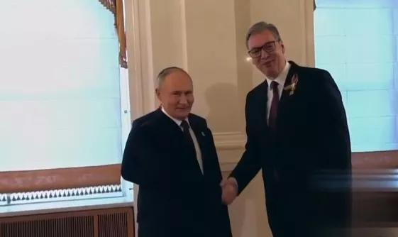 "Stigao si": Putin dočekao Vučića na večeri