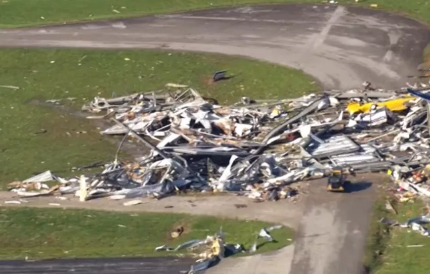 Tornado uništio šest aviona na aerodromu u Kentakiju