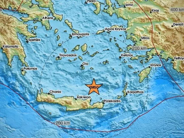 Snažan zemljotres pogodio grčki otok Kreta