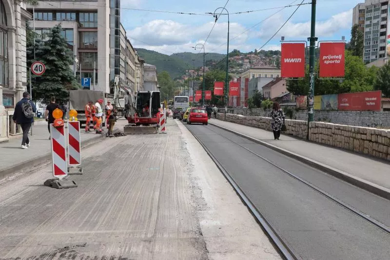 Obala Kulina bana u Sarajevu zatvorena za saobraćaj do nedjelje