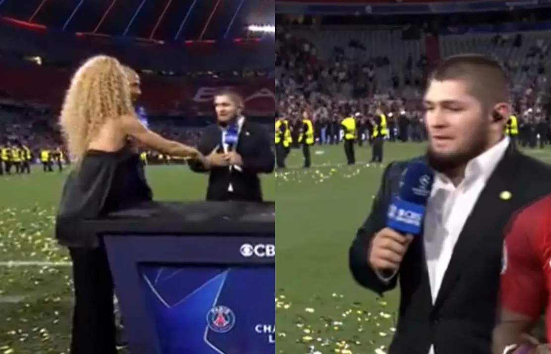 Khabib u emisiji odbio rukovanje s Kate Scott, voditeljica mu uputila izvinjenje