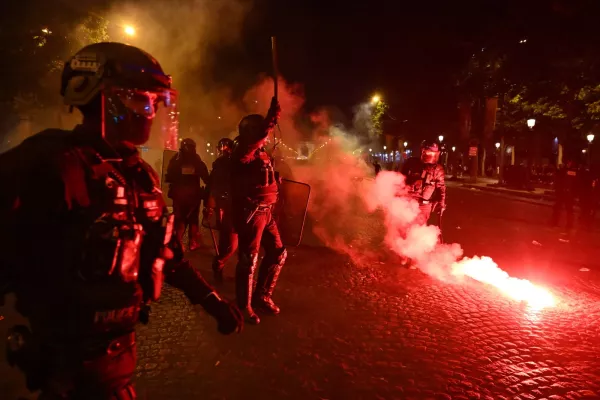 A special police task force (SEK) after the fatal knife attack Friday at the festival in Solingen, August 2024