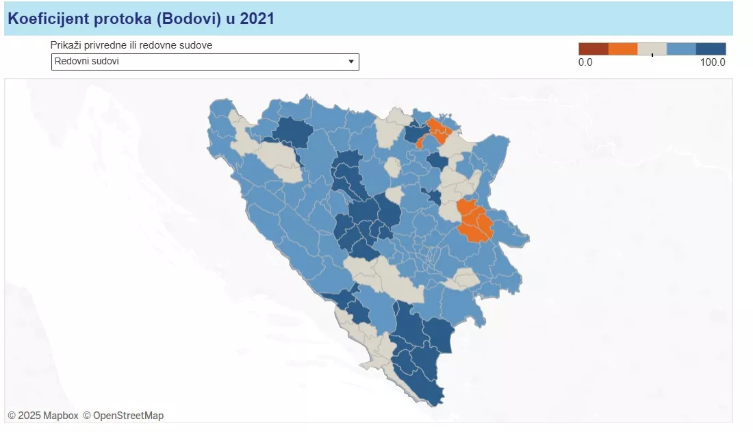 Građanima omogućen uvid u rad sudova u BiH putem nove online platforme