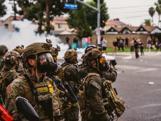 A special police task force (SEK) after the fatal knife attack Friday at the festival in Solingen, August 2024
