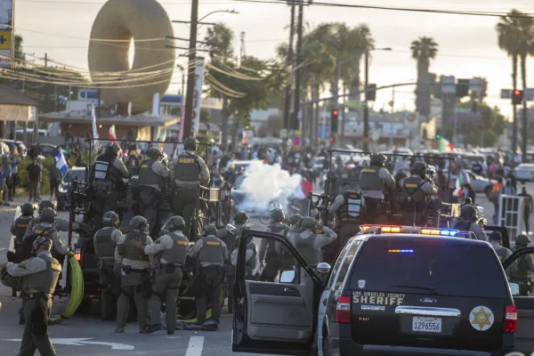 A special police task force (SEK) after the fatal knife attack Friday at the festival in Solingen, August 2024