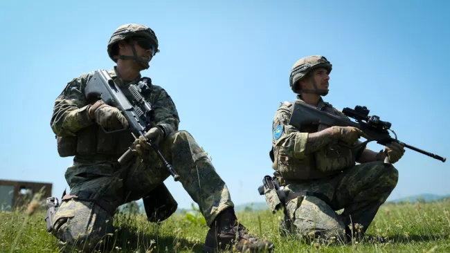 A special police task force (SEK) after the fatal knife attack Friday at the festival in Solingen, August 2024