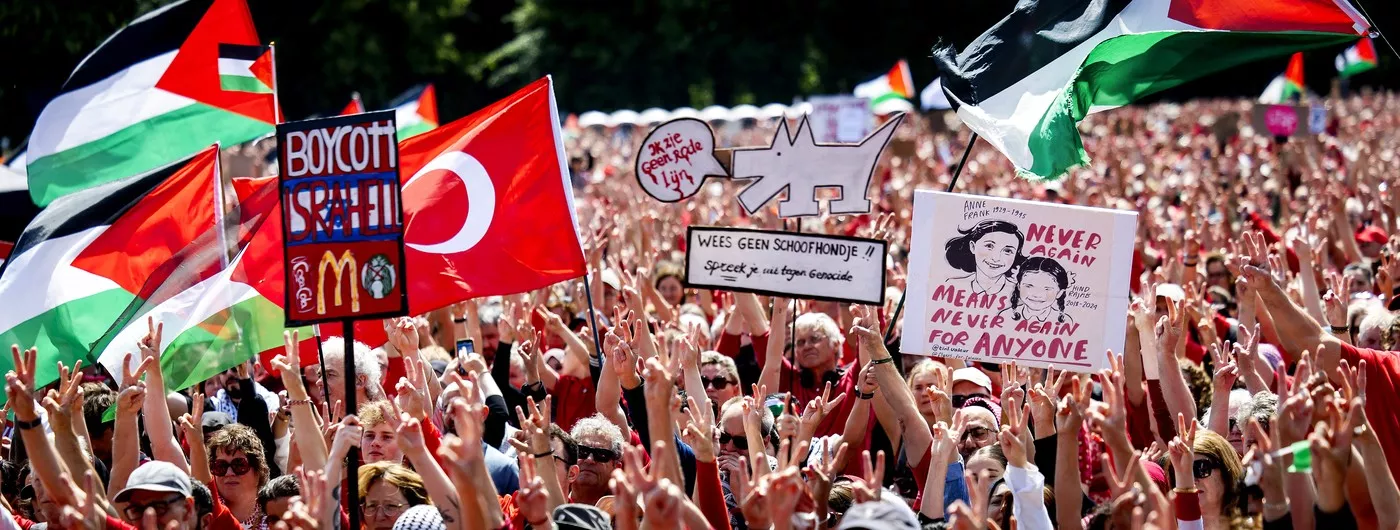Demonstracije u Hagu zbog izraelske opsade Gaze i politike nizozemske vlade