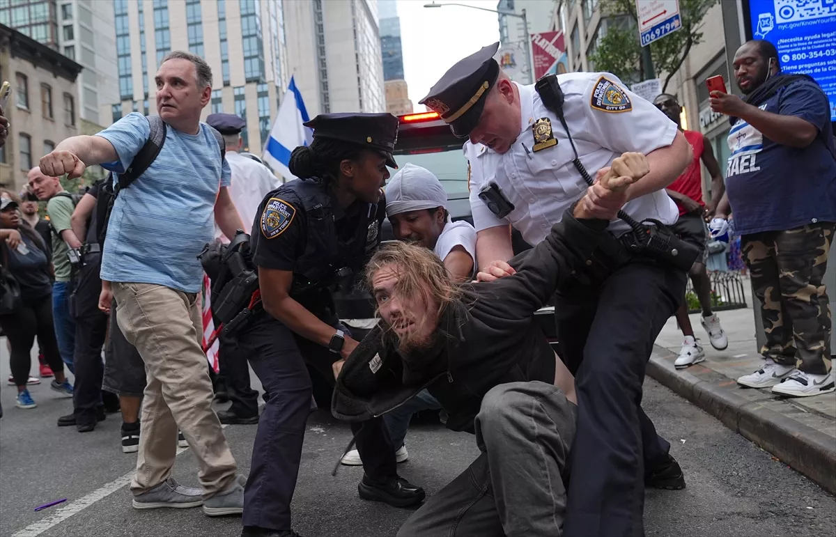 Sukob propalestinskih i proizraelskih demonstranata tokom skupa u New Yorku