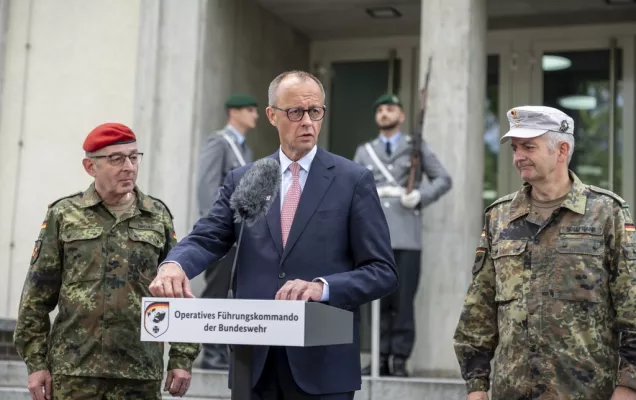 A special police task force (SEK) after the fatal knife attack Friday at the festival in Solingen, August 2024
