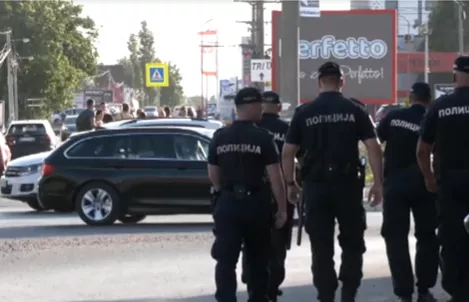 A special police task force (SEK) after the fatal knife attack Friday at the festival in Solingen, August 2024