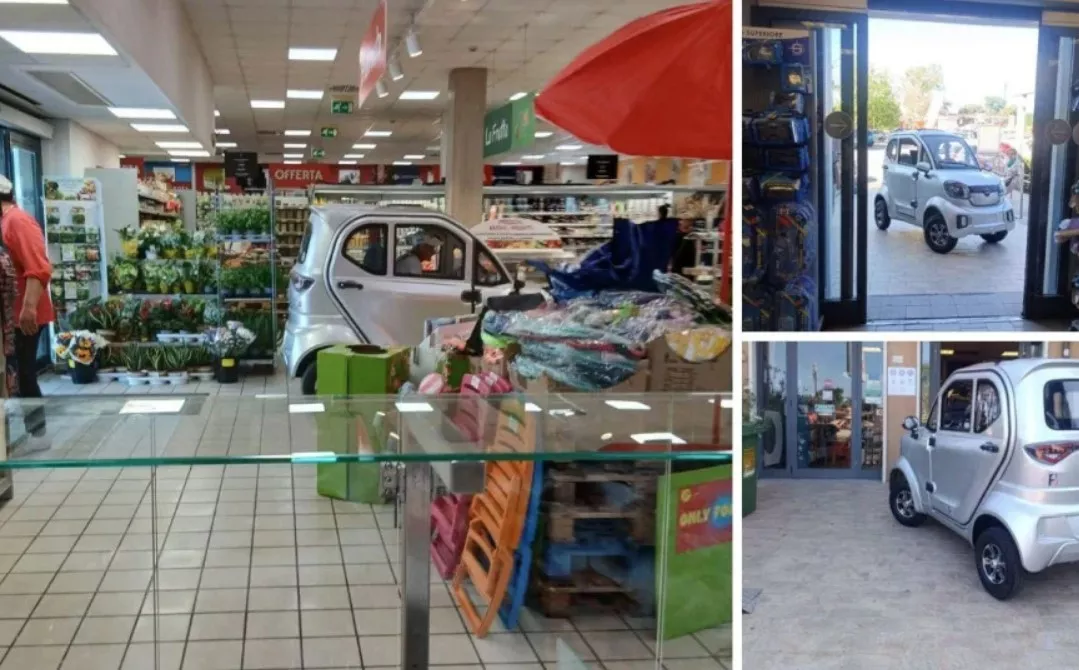 Italija: Automobilom ušao u supermarket jer mu je bilo mrsko nositi pivo