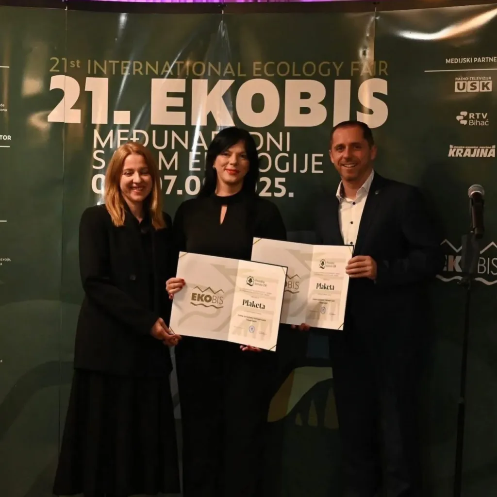 Grad Cazin nagrađen za najbolji kolektivni nastup na sajmu EKOBIS