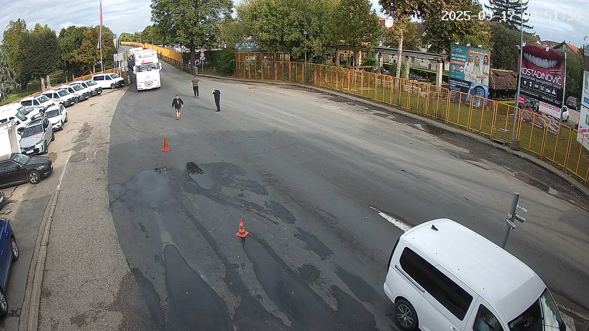 Na prelazu Gradiška i danas se saobraća jednom kolovoznom trakom