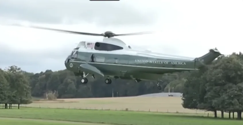 Incident u SAD: Muškarac uhapšen zbog sumnje da je laserom želio "oboriti" Trumpov helikopter