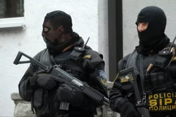 A special police task force (SEK) after the fatal knife attack Friday at the festival in Solingen, August 2024