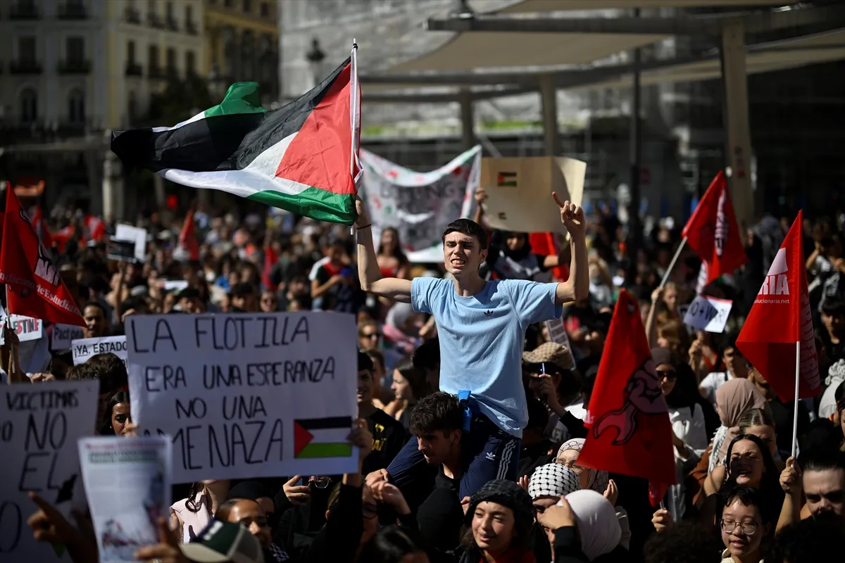 Protest studenata širom Španije za Palestinu i Globalnu flotilu Sumud