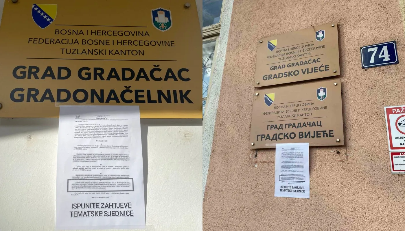 Gradačac: Građani ostavili poruke nadležnima da ispune obećanja data prošle godine 