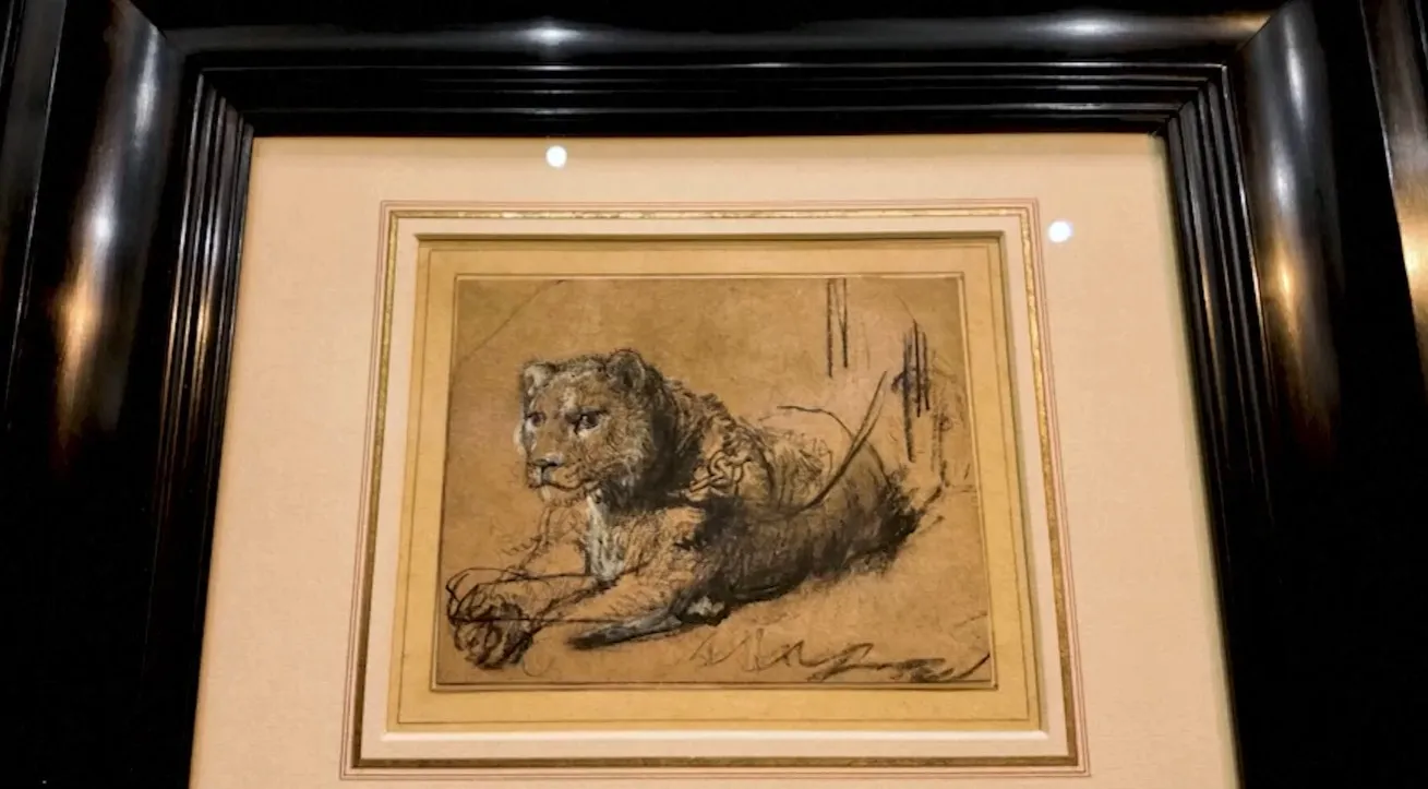 Rembrandtov rijedak crtež lava star 400 godina ide na aukciju