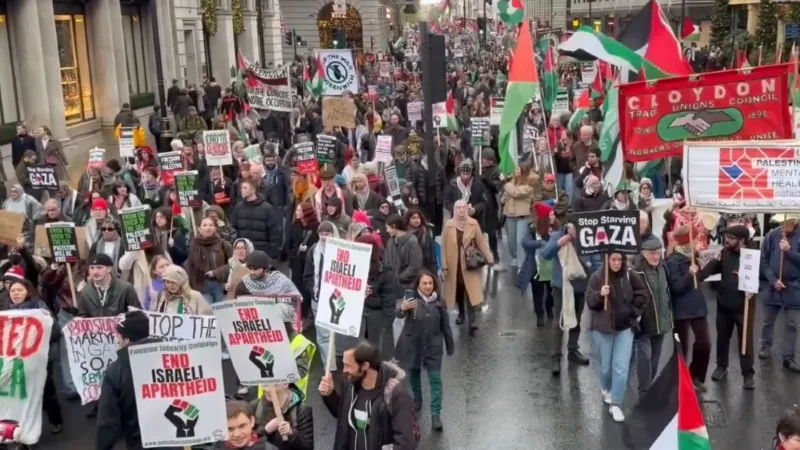 Hiljade ljudi u Londonu na obilježavanju Međunarodnog dana solidarnosti s Palestincima