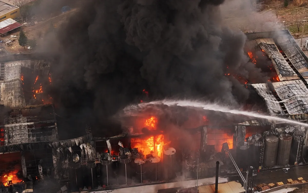 Požar zahvatio fabriku u industrijskoj zoni u Turskoj