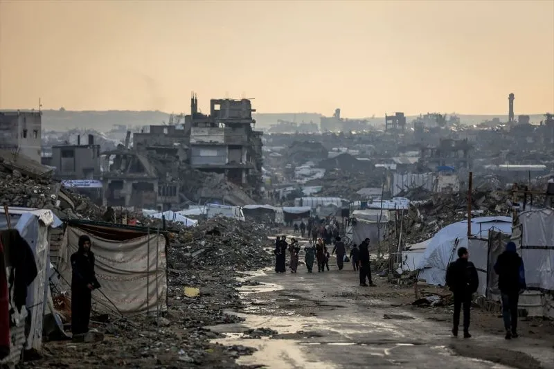 Raseljeni Palestinci u Gazi bore se s teškim vremenskim uvjetima u šatorima