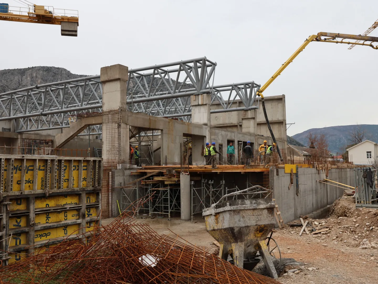 Pri kraju prva faza radova na izgradnji olimpijskog bazena u Mostaru