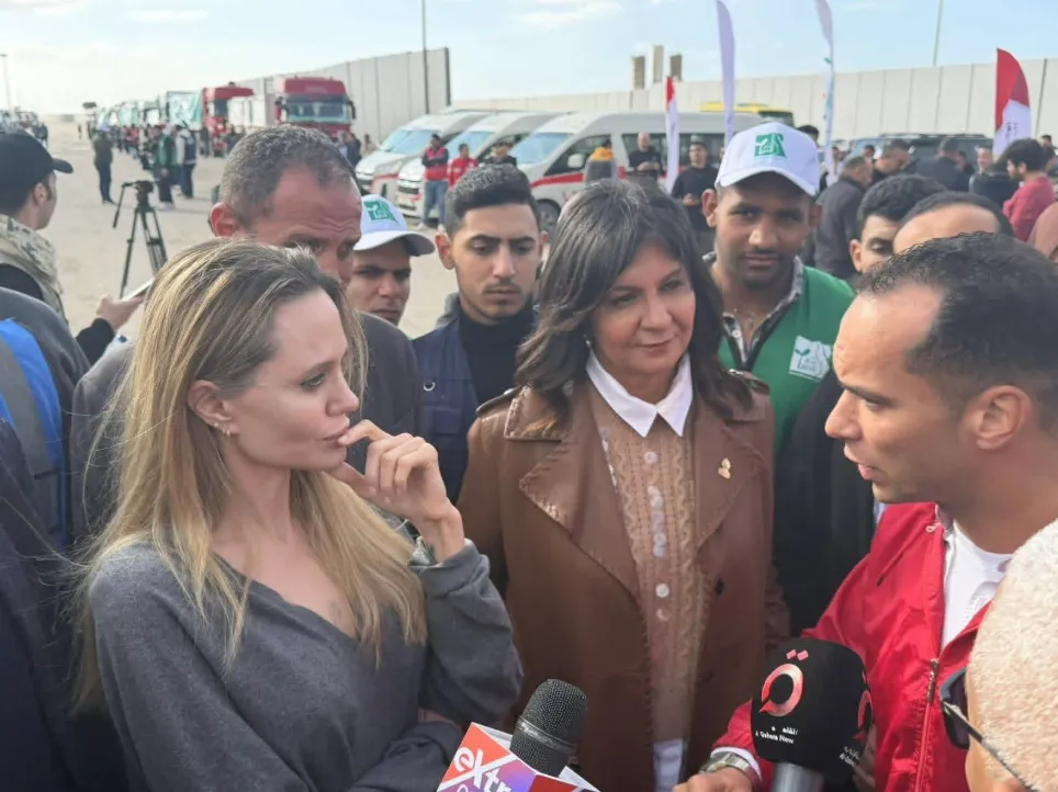 Angelina Jolie na graničnom prijelazu Rafah: Solidarnost s palestinskim narodom