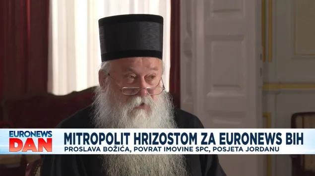 Mitropolit dabrobosanski Hrizostom: Poruka Božića je mir, ljubav i dobra volja među ljudima