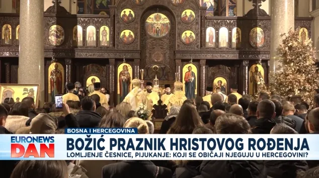 U hramovima širom BiH dočekan praznik Hristovog rođenja