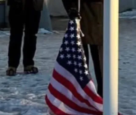 Američka zastava u glavnom gradu Grenlanda