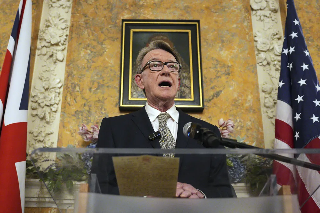 Peter Mandelson pušten na slobodu uz kauciju