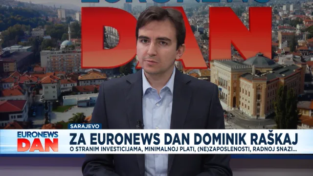 Dominik Raškaj za Euronews: Minimalna plata od 800 do 1.000 eura bila bi realna za život u BiH