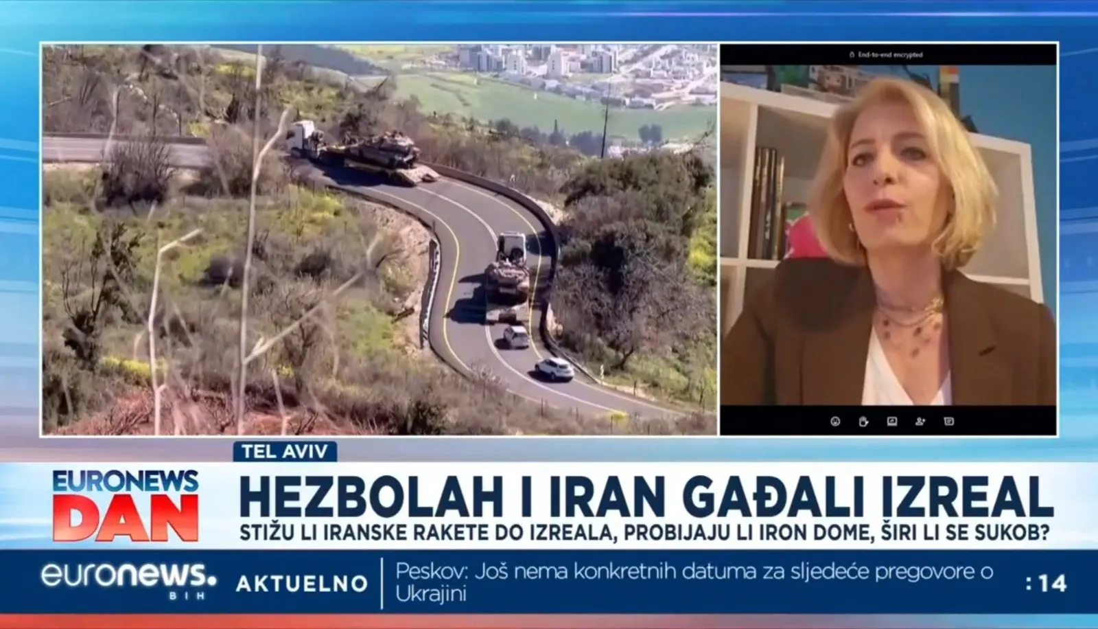 Olga Deutsch za Euronews: Najveća zabrinutost je moguća eskalacija sukoba s Hezbollahom