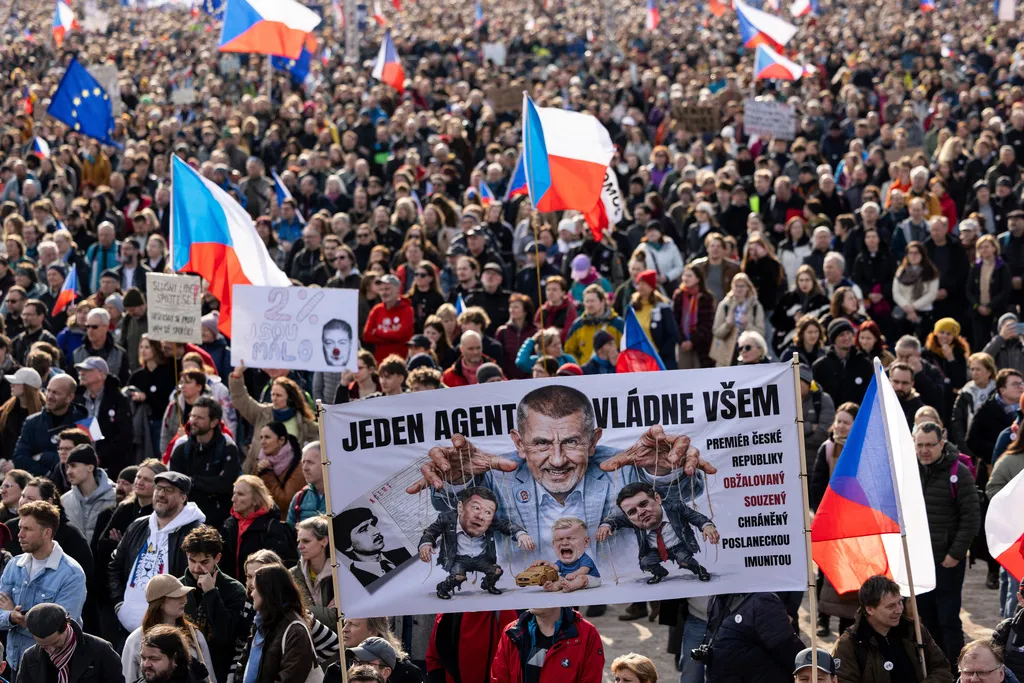 Veliki antivladin protest u Češkoj