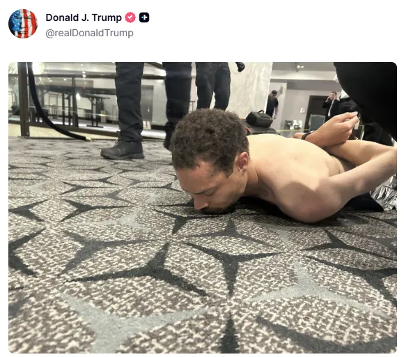 Trump objavio fotografiju čovjeka koji je pucao na večeri dopisnika iz Bijele kuće