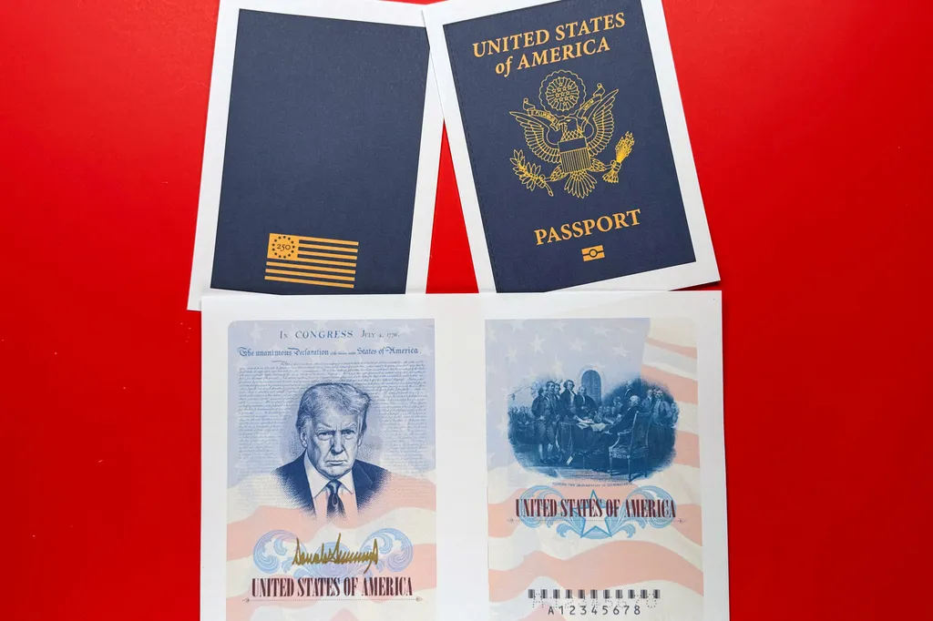 Kako će izgledati novi američki pasoš sa Trumpovim likom?