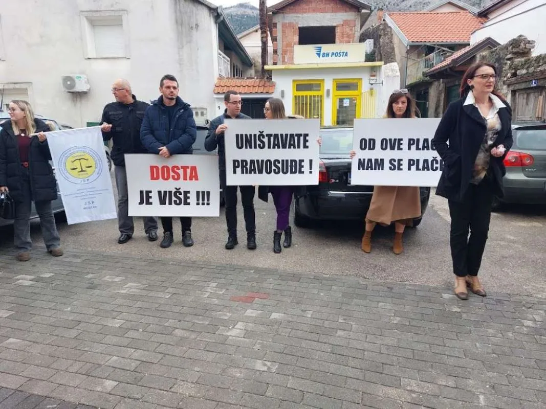 Blokada rada sudova u HNK: Sindikat pravosuđa najavio mogućnost svakodnevnog štrajka