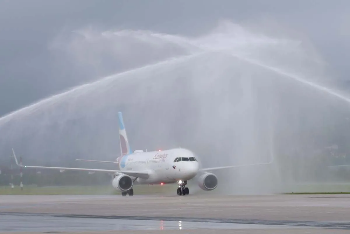 Dočekan prvi avion na ponovno uspostavljenoj liniji Berlin – Sarajevo 