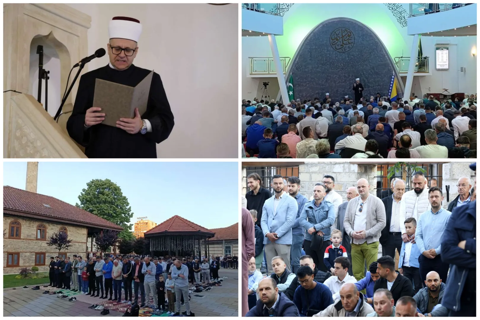 Bajram-namaz klanjan u Mostaru, Bihaću, Zenici...