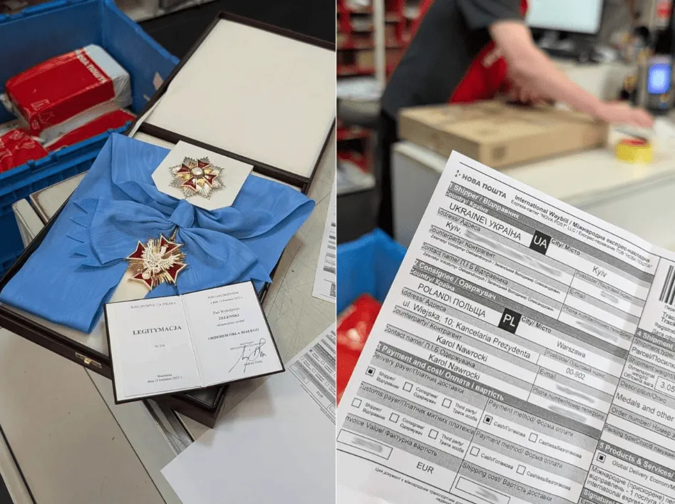 Zelenski poslao poštom orden koji mu je oduzela Poljska