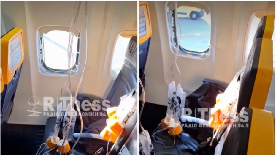 Pukao prozor na avionu Ryanaira, putnici spašavali državljanina Srbije da ga dekompresija ne usisa