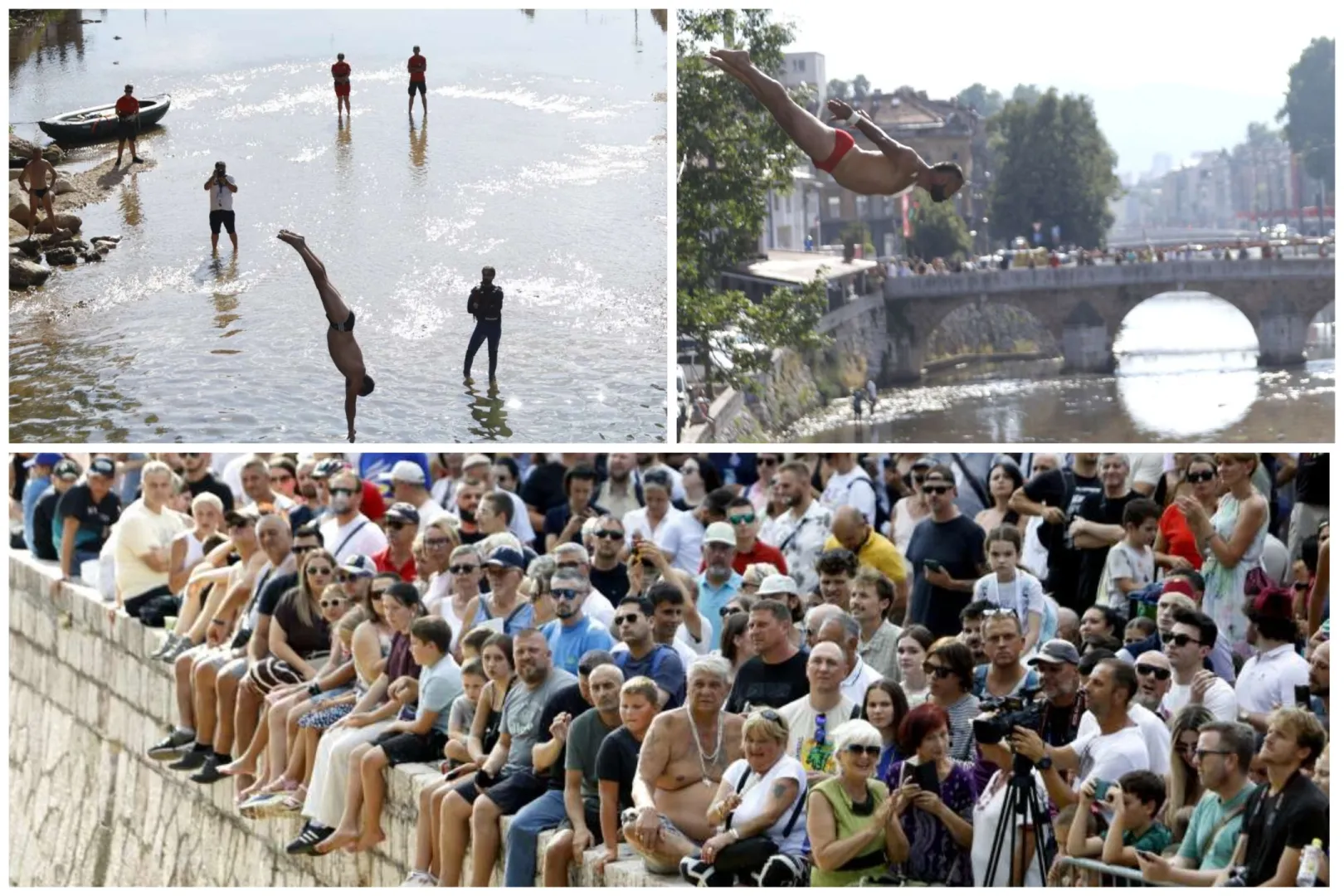 U Sarajevu održani skokovi u vodu Bentbaša Cliff Diving 2026: Banjalučanin Igor Arsenić slavio