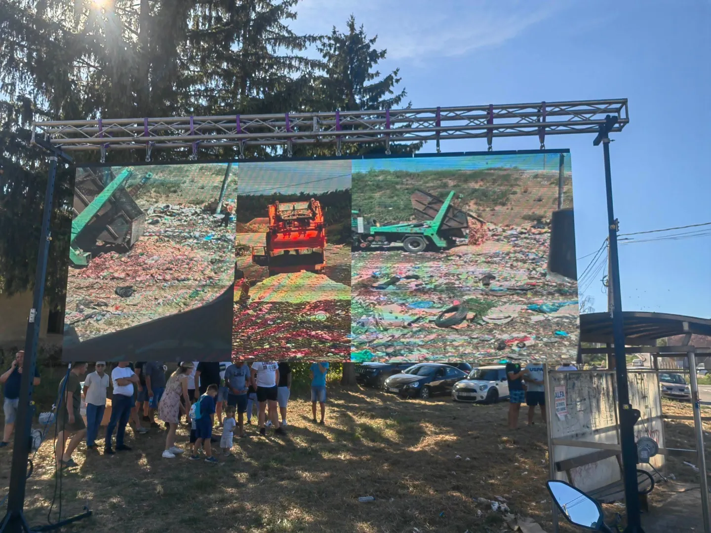 Protest u Ramićima, mještani blokirali magistralni put zbog animalnog otpada