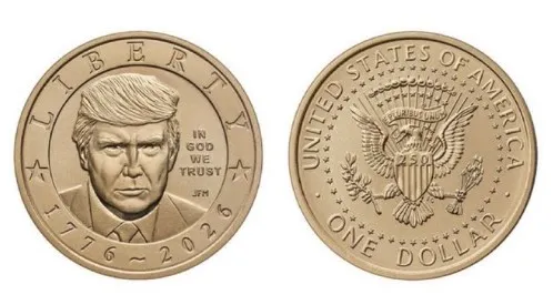 U prodaji kovanica od jednog dolara sa likom Donalda Trumpa